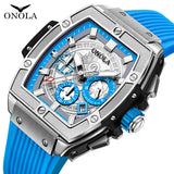 Men's Watches Top Brand ONOLA Luxury Fashion&Casual Business Quartz Watch Date Waterproof Wristwatch Hodinky Relogio Masculino