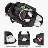 Multifunctional Gym Sports Bags Large Capacity Men Fiess Training Backpac with Shoe Compartment and Wet Pocket Handbags