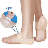 1 Pair Adjustable Silicone Protector Socks Anti Foot Crack Heel Sticker Portable