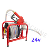 Electric Portable Fuel Dispenser Diesel Oil Self-Priming Transfer Pump Gun DC 12V 24V Refueling hine