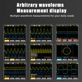 Oscilloscope Signal Generator 3in1 Digital Multimeter Dual Channel 50MHz Bandwidth 280MS Sampg Rate PC Waveform Data Storage