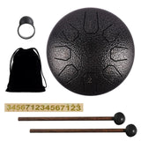 Steel Tongue 6 Inch 8 Notes Hollow Music Ethereal Yoga Meditation Drum Percussion Instruments Gifts