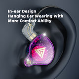 Original QKZ AK6 Pro Detachable Wired Earphone Dynamic With Mic Copper Driver Hifi Subwoofer Headphone Sport Music Game Headset