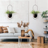 2 Pack Planters For Indoor & Outdoor With 6 Inch Pot Hanging Holder, Plant Hanger