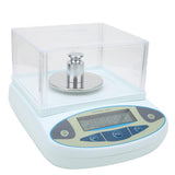 500g x0.001g 1mg Lab Analytical Balance Electronic Scale with 200g Weight 100-240V Precision Instrument