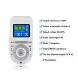 LCD 100-250uS Pulse Massager Muscle Stimulator EMS Low Frequency Nerve Muscle Stimulator Physiotherapy Relaxation Treatments