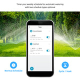 Sprinkler Automatic Watering System Irrigation with APP Control/Rain Delay/Manual IP55 Waterproof Water Timer