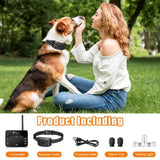 2 IN 1 Wireless Dog Fence & Electric Shocker Training Collar Remote With Adjustable Beep Vibration Shock Rechargeable