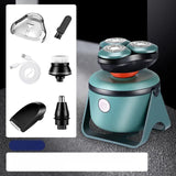Triple head multifunction body wash fourinone men's Usb rechargeable electric razor