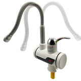Instant Heater Faucet Tankless Heaters Kitchen Hot Water Tap Bathroom Heating Electric 220v Stainless Steel Shell