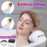 Bathtub With Suction Cups Comfortable SPA Non-Slip Bath Pillow Neck Back Headrest Pillows Soft Thickened Waterproof