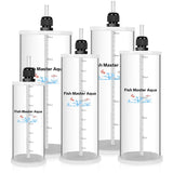 bucket,Seawater Coral Fish with Scale Titration Pump Liquid Storage Ca Mg KH Tank Transparent Tube
