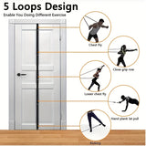 1pc Multi-Section Pull Rope With Door Buckle, Suspension Training Band For Home & Gym Fitness