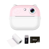 Q9 Kids Instant Thermal 2.0 Inch Screen Photo Printer 48MP Rear Camera Support Timer Shooting Video Recording