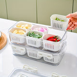 Refrigerator container with lid for fresh canned CA, ginger, scallions, or onions