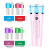 Home Portable Mini Nano Facial Moisture Spray Electric Facial Humidification Refill Moisturizing Water Steamer