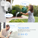Hiseeu WHD305 5MP Wireless Smart WiFi Camera 5X Digital Zoom IP66 Waterproof Color Night Vision Two-Way Talk Motion Detection