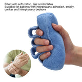 Fingers Separation Pad Soft Cotton Anti-Bedsore Elder Bedridden Patients Finger Caring Accessory Maximum Protection (Light Blue)