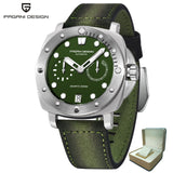 2023 PAGANI DESIGN New Tidal Current Men Mechanical Wristwatch Stainless Steel Sapphire Glass 20Bar Waterproof Motion Men Watch
