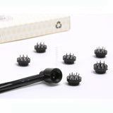 Traditional Chinese Medicine Acupuncture Cupping Glass Seven Star Dermal Needles With 12 Replacement Heads