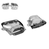 Quad Exhaust Tips Exhaust Tip Stylish Appearance 304 Stainless Steel for Car Accessories for A45 W176 CLA45 C117 2013‑2018