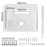 8mm Thick Acrylic Bottom Plate 45/° 90 ° Size Cutting hine Inverted Board Adjustable Backing Hand Tools