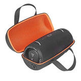 Hard Case for Xtreme 3 Portable Bluetooth Speaker Travel Carrying Storage Holder with Zipper Pocket (Black+Orange)