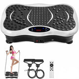 Vibration Plate Exercise Machine for Weight Loss - Whole Body Slimming Vibrator with Bluetooth Speaker for Home Gym