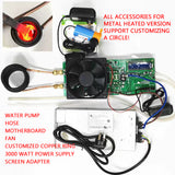 220 Volt Intelligent Power High Frequency Induction hine Metal Heater Quenching Heating Smelting