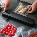 Kitchen Automatic Commercial Household Food Vacuum Sealer Packaging hine Include 10Pcs Bags