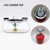 Quality Practical Furnace Head Iron Liquefied Gas Outdoor Burner Camping Stove Cooker High Strength With Handle