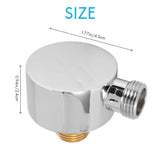Supply Elbow,Brass Round Wall Mount Shower Hose Connector Accessories G1/2Inch Water Outlet for Shower-Sier