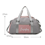 Sport Gym Men Women Outdoor Waterproof Separate Space For Shoes Oxford Wee Travel Duffel Bag for Swimming