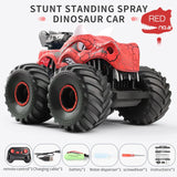 2023 New Dinosaur 6WD Sound And Light Jet Off-road Remote Control Stunt Car Children's Toy Birthday Gift