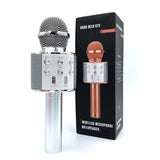 Karaoke Microphone for Kids Singing,5 in 1 Wireless Bluetooth Portable Handheld Mic Speaker hine Player Recorder Home Gifts