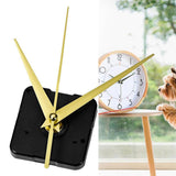 10Set Silent Large Wall Quartz Clock Movement Mechanism DIY Hands Replacement Repair Parts Kits with Back Cover