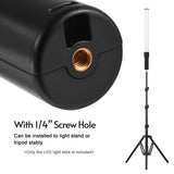 Andoer D2 Handheld RGB Tube LED Video Light Wand 2500K/5500K/8500K Dimmable Built-in Battery for Vlog Live Streaming