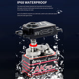 AK70 70KG HV Brushless Digital Servo - 180° Magnetic Induction, Waterproof, Replacement for 1/10 & 1/8 Accessories