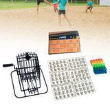 Traditional Game Deluxe Metal Bingo hine Toy for Holiday Home Party