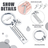 6 Pcs Thank You Appreciation Keychain Make A Difference Inspirational Coworker Leaving Gifts