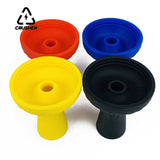CRUSHER Arab One Hole Silicone Bowl Healthy Heat-resistant Bowls Complete Chicha Sheesha Cachimba Hookah Accessories