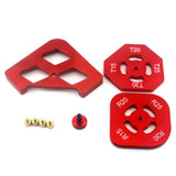 Woodworking Round Chamfer Template / T Corner Gauge Trimming hine Wood Edge Jig Locator Fillet Arc Tool Kit