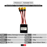 Double Discharge Converter For Ebike 20A Dual Battery Pack Switch Balance Discharger