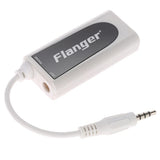 Flanger Fc-21 Music Converter Adapter Small Exquisite White Guitar Bass for Android Apple iPhone iPad iPod Touch High Quality