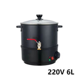 220V 6L Making hine Electric Non Stick Wax Candle Melting Pot Fast Heating Aromatherapy