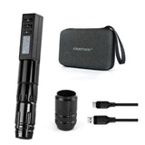 2022 New Ambition hunter wireless Tattoo pen machine 1650mAh Lithium Battery Power Supply LED Digital for body art