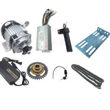 500/1000W human-powered to electric vehicle booster brushless motor conversion kit controller set modified tricycle DIY