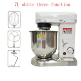 5/ 7/ 10L Electric Kitchen Stand Food Dough Processor Stainless Steel Mixer Egg Beater Blender Baking Cream hine