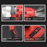 21V Electric Brushless Mini Cordless Tin Snips Scissor Metal Sheet Shear Cutter Scissors Stepless Speed Regulation Tool