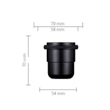 58.4MM Dosing Ring Brewing Bowls Sniffing Mug Powder Feeder Tank Coffee Tamper Espresso Cafe Accessory